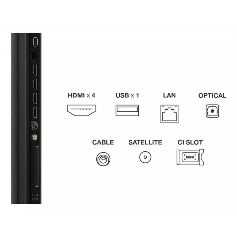 TCL 65C7K TV 165.1 cm (65 inch) 4K Ultra HD Smart TV Wi-Fi Metallic 2600 cd/m²