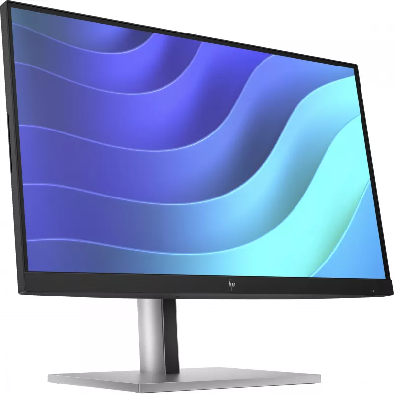HP E-Series E22 G5 FHD Monitor, 54.6 cm (21.5 inch), 1920 x 1080 pixels, Full HD, LCD, 5 ms, Black, Silver