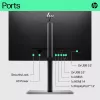 HP E-Series E22 G5 FHD Monitor, 54.6 cm (21.5 inch), 1920 x 1080 pixels, Full HD, LCD, 5 ms, Black, Silver