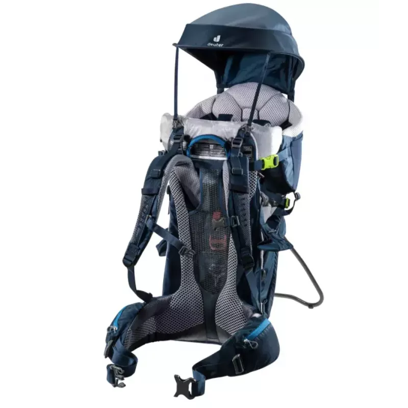 Baby carrier backpack DEUTER Kid Comfort Polyamide Blue, max load 22 kg, weight 3.23 kg, dimensions 72×43×34 cm