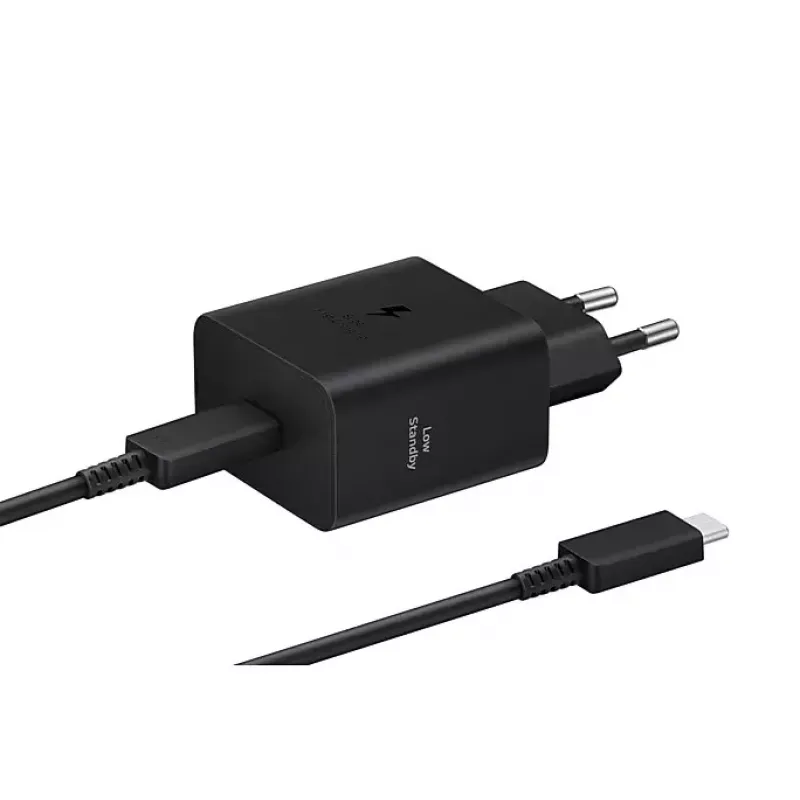 Wall charger Samsung EP-T4511 45W USB‑C PD 3.0, 100–240V, Black, for smartphone and tablet