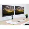 Monitor mount TECHLY ICA-LCD-382-D for 2 displays, desk clamp, up to 27 inch, 20 kg, VESA 75x75–100x100, black