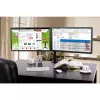 Monitor mount TECHLY ICA-LCD-382-D for 2 displays, desk clamp, up to 27 inch, 20 kg, VESA 75x75–100x100, black