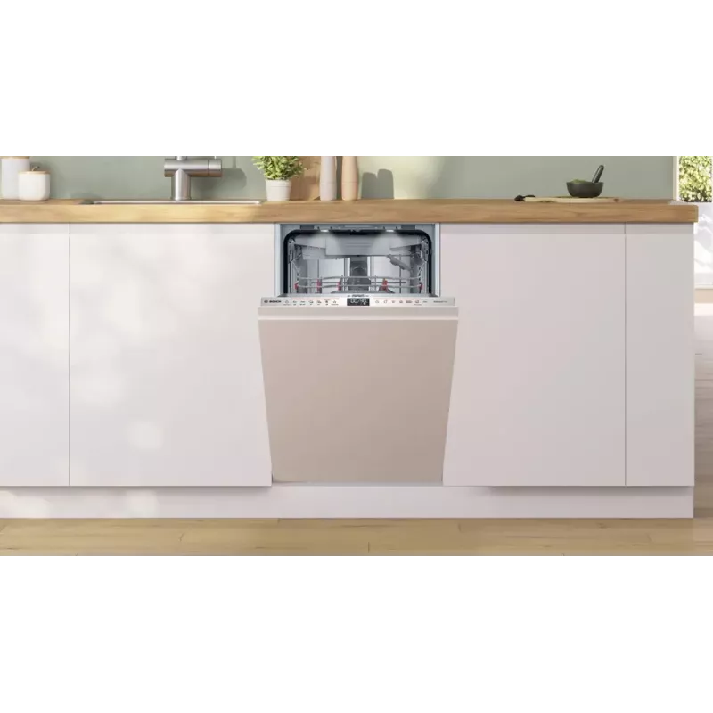 Built-in dishwasher Bosch Serie 6 SPV6EMX09E, Slimline 45 cm, 10 place settings, 6 programs, 44 dB, Energy class B