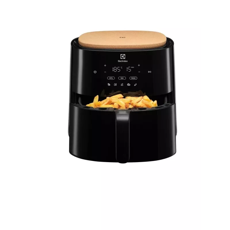 Hot air fryer Electrolux EAF5B — 5 L, 1500 W, up to 200 °C, 8 programs, touch control, LED display