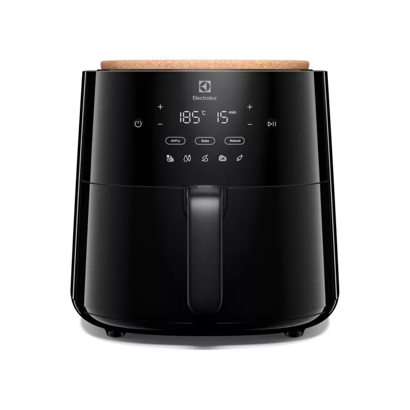 Hot air fryer Electrolux EAF5B — 5 L, 1500 W, up to 200 °C, 8 programs, touch control, LED display