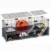 Rodent cage FERPLAST Multipla hamster large 107.5×37.5×42 cm, metal, black