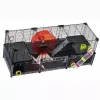 Rodent cage FERPLAST Multipla hamster large 107.5×37.5×42 cm, metal, black
