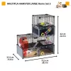 Rodent cage FERPLAST Multipla hamster large 107.5×37.5×42 cm, metal, black