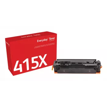Everyday™ Black Toner by Xerox compatible with HP 415X (W2030X), High capacity