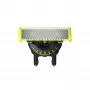 Shaving blade Philips Norelco OneBlade QP410/50 — 1 replaceable head, black, washable, replace after 4 months