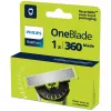 Shaving blade Philips Norelco OneBlade QP410/50 — 1 replaceable head, black, washable, replace after 4 months