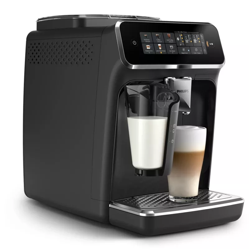 Espresso machine Philips EP3341/50 fully-automatic, 1.8 L water tank, 275 g bean hopper, 0.26 L milk tank, 15 bar, ceramic grinder