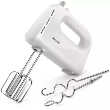 Philips 3000 series Daily Collection Mixer 300 W, Hand mixer, Knead, Whisking, 1.2 m, 1150 RPM, Rotary, 83 dB