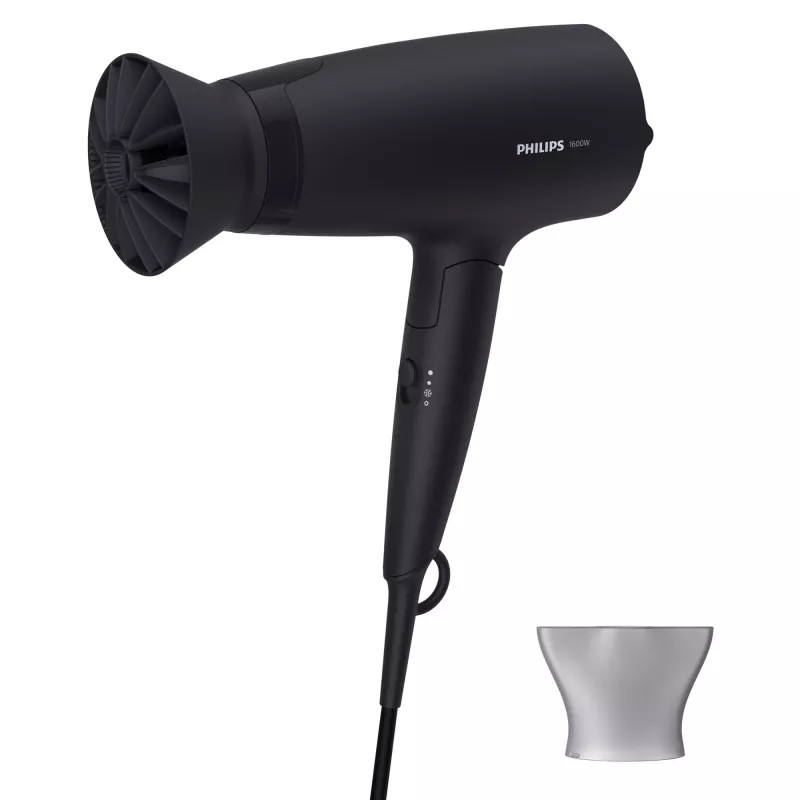 Philips 3000 series BHD308/10 hair dryer, 1600 W, black