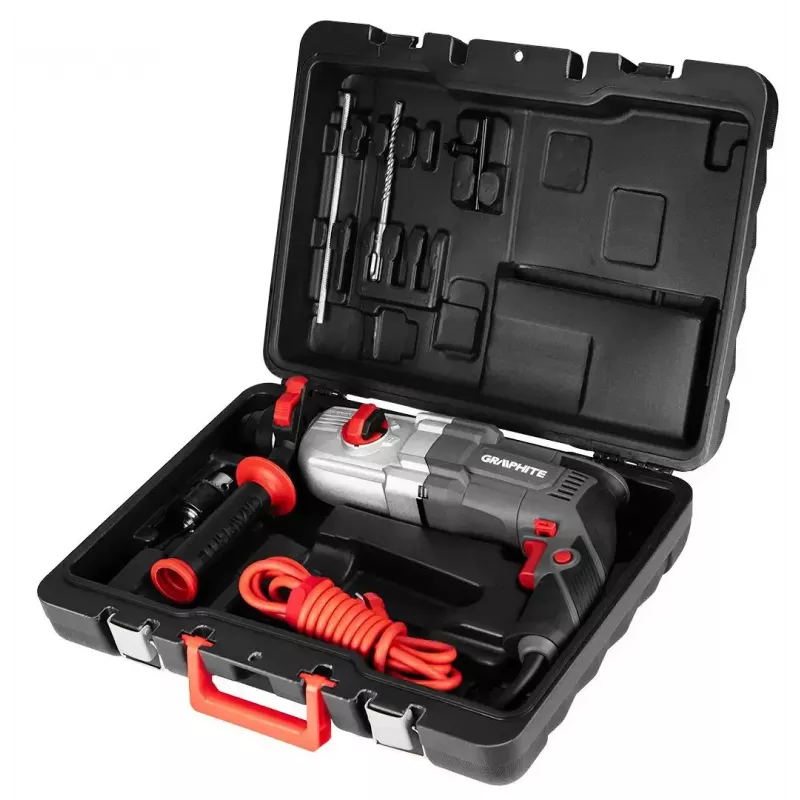 Rotary hammer GRAPHITE 58G539 — single-piece, compact design