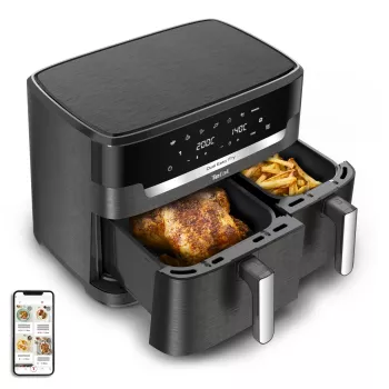 Tefal Easy Fry Dual XXL EY942HE0 fryer Double 11 L Stand-alone 2020 W Hot air fryer Grey