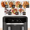 Tefal Easy Fry Dual XXL EY942HE0 fryer Double 11 L Stand-alone 2020 W Hot air fryer Grey