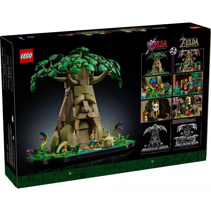LEGO set The Legend of Zelda Great Deku Tree 2-in-1 (77092) — 2500 pieces, 4 minifigures, 330 mm height