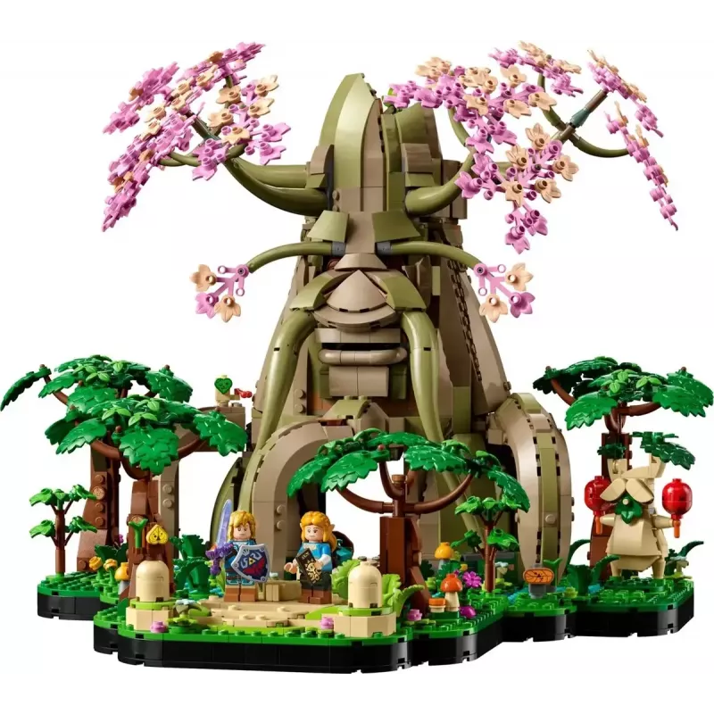 LEGO set The Legend of Zelda Great Deku Tree 2-in-1 (77092) — 2500 pieces, 4 minifigures, 330 mm height
