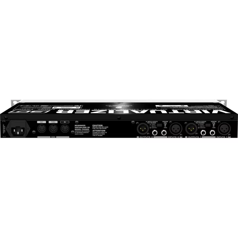 Effects processor Behringer FX2000 44.5 mm width 483 mm depth 217 mm height