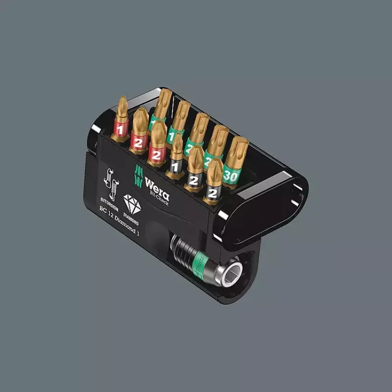 Screwdriver Bit Set Wera Bit-Check 12