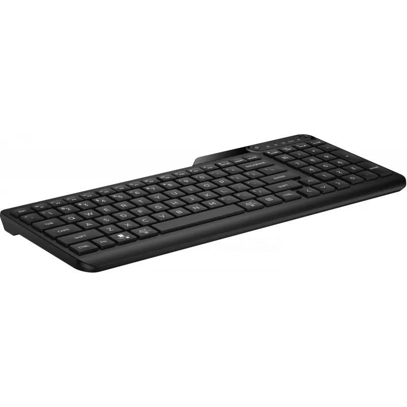 Wireless keyboard HP 475 Dual-Mode — full-size QWERTY, RF + Bluetooth 5.3, numeric keypad, black, 376×153×19 mm