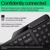 Wireless keyboard HP 475 Dual-Mode — full-size QWERTY, RF + Bluetooth 5.3, numeric keypad, black, 376×153×19 mm