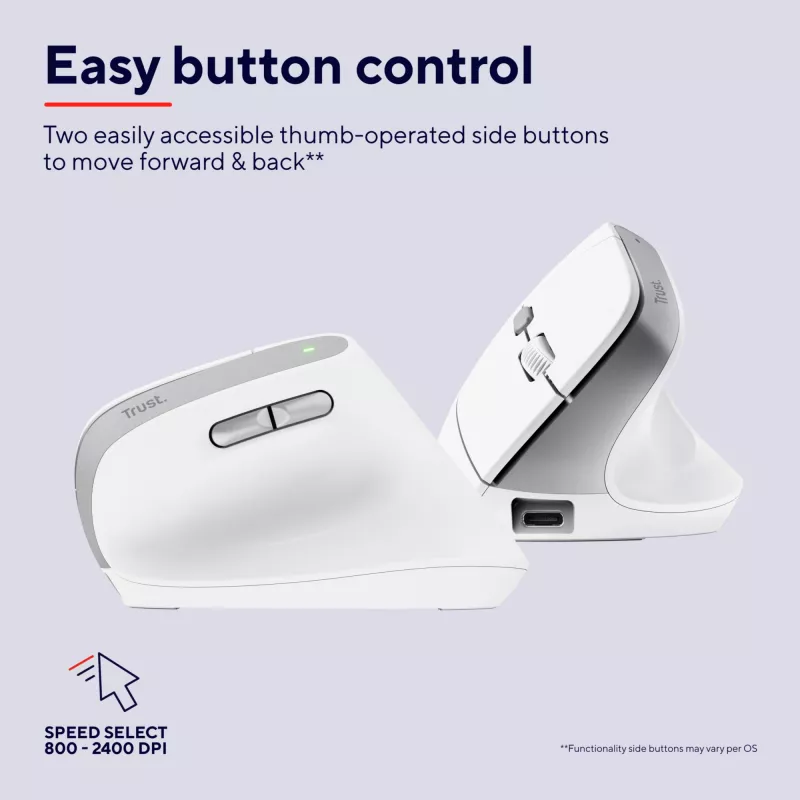 Trust Bayo II mouse Office Right-hand RF Wireless Optical 2400 DPI