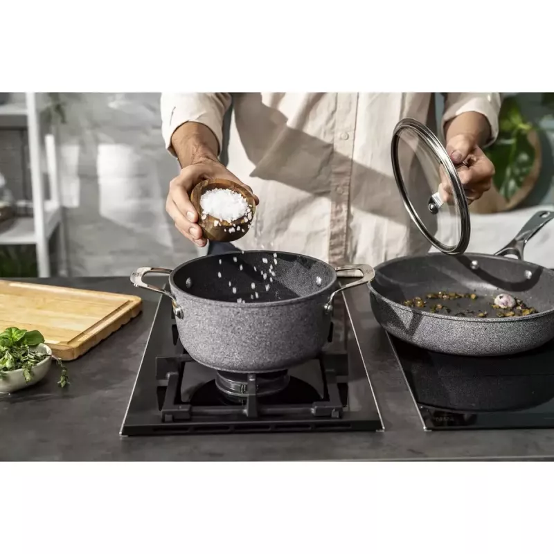 Saucepan BALLARINI 75002-829-0 4.7L Round Grey