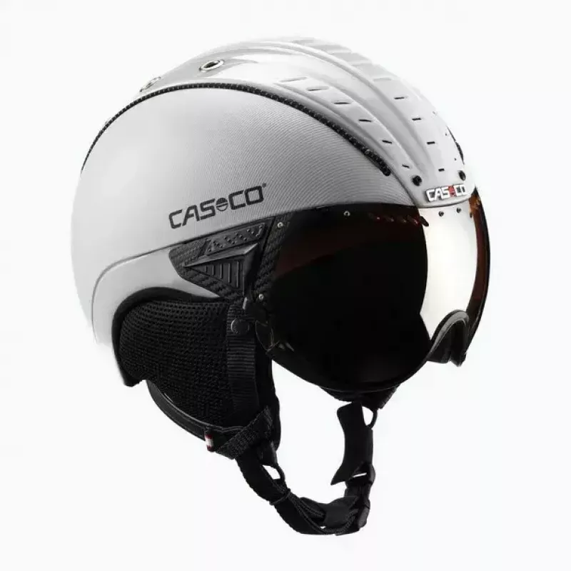 Ski helmet Casco SP-2 Carbonic Visor White size S (52-54 cm)