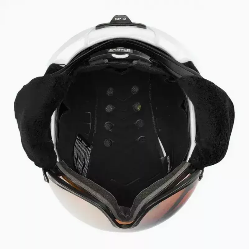 Ski helmet Casco SP-2 Carbonic Visor White size S (52-54 cm)