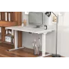DIGITUS Electrically Height-Adjustable Table Frame, dual motor, 3 levels, white