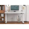 DIGITUS Electrically Height-Adjustable Table Frame, dual motor, 3 levels, white