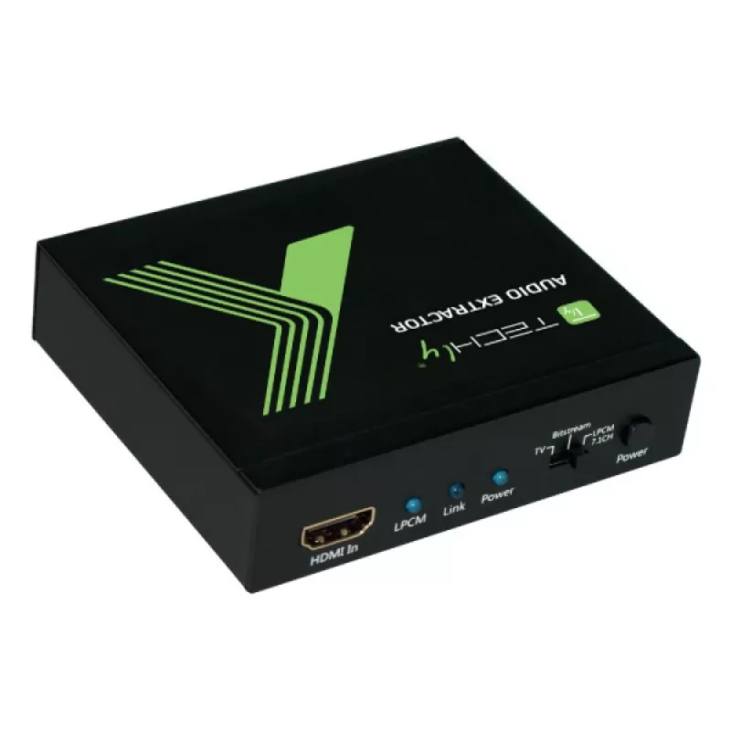 Techly Audio Extractor 7.1 LPCM HDMI 4K UHD 3D IDATA HDMI-EA74K