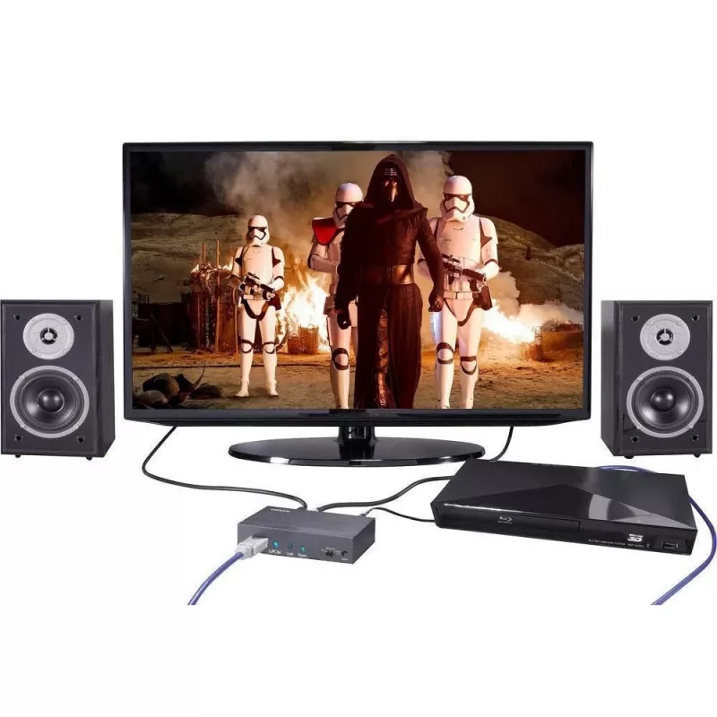 Techly Audio Extractor 7.1 LPCM HDMI 4K UHD 3D IDATA HDMI-EA74K