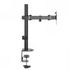 Desk LCD monitor mount MACLEAN MC-572N adjustable height, tilt, VESA 75x75–100x100, supports 17 inch–32 inch, max load 30 kg, black