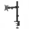 Desk LCD monitor mount MACLEAN MC-572N adjustable height, tilt, VESA 75x75–100x100, supports 17 inch–32 inch, max load 30 kg, black