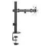 Desk LCD monitor mount MACLEAN MC-572N adjustable height, tilt, VESA 75x75–100x100, supports 17 inch–32 inch, max load 30 kg, black