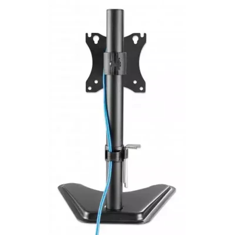 Desk TV & Monitor Mount MANHATTAN 10–27 inch Tilt/Swivel/Rotation VESA 75×75–100×100 Max 7 kg Black