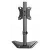 Desk TV & Monitor Mount MANHATTAN 10–27 inch Tilt/Swivel/Rotation VESA 75×75–100×100 Max 7 kg Black