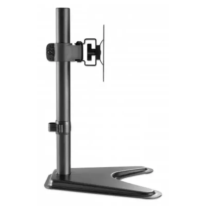 Desk TV & Monitor Mount MANHATTAN 10–27 inch Tilt/Swivel/Rotation VESA 75×75–100×100 Max 7 kg Black
