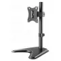 Desk TV & Monitor Mount MANHATTAN 10–27 inch Tilt/Swivel/Rotation VESA 75×75–100×100 Max 7 kg Black