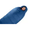 Mummy sleeping bag DEUTER Starlight for height 130–170 cm, hollow-fibre fill, summer, 910 g, hooded, nightblue/redwood