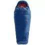 Mummy sleeping bag DEUTER Starlight for height 130–170 cm, hollow-fibre fill, summer, 910 g, hooded, nightblue/redwood