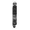 Surge Protector QOLTEC 50104 — 4 AC Outlets, 230 V, 1.5 m Cable, Black