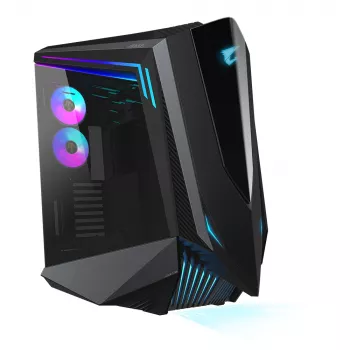 GIGABYTE AORUS C700 GLASS PC Case - Full Tower, supports up to E-ATX & 420mm radiators, pre-installed 120mm*5 fans, USB 3.1 Type-C, RGB Fusion
