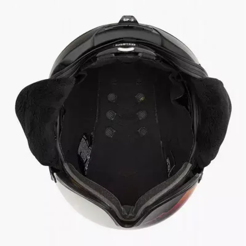 Ski helmet Casco SP-2 Carbonic Visor, size M (55–57 cm), black
