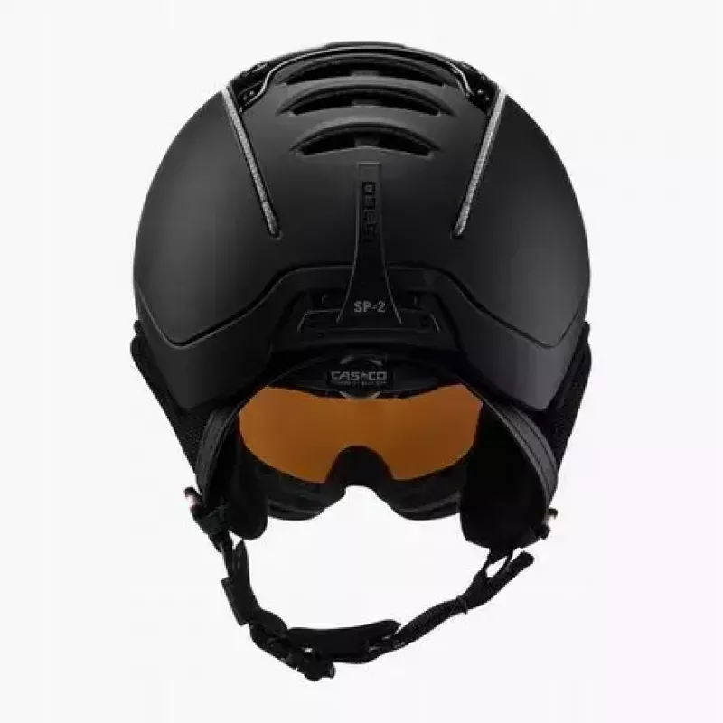 Ski helmet Casco SP-2 Carbonic Visor, size M (55–57 cm), black