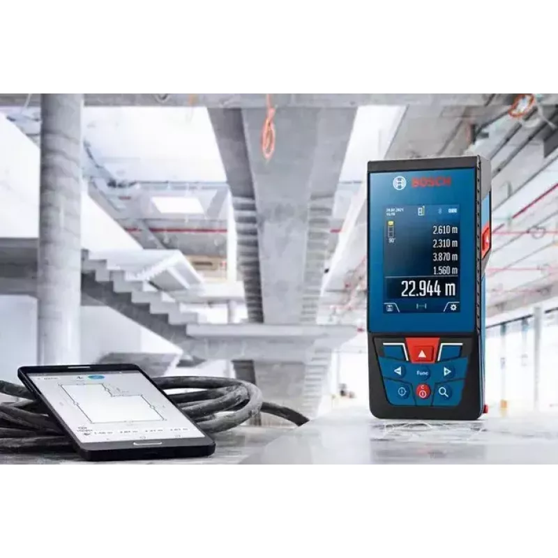 Bosch GLM 100-25 C Professional Black, Blue, Red 4x 0.08 - 100 m